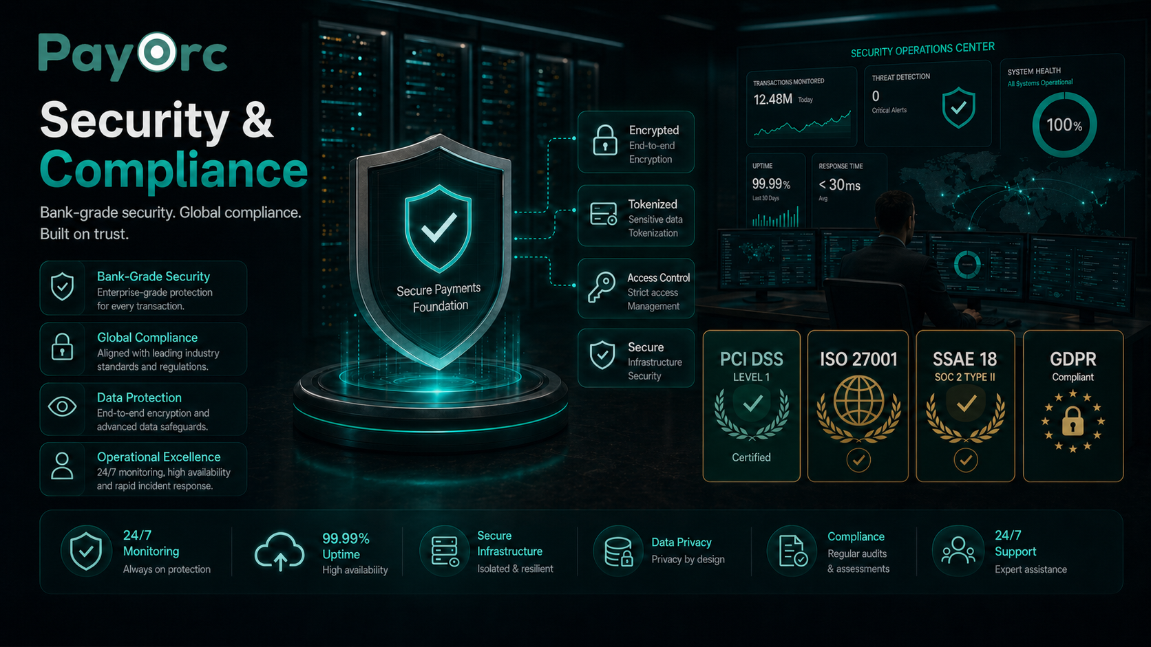PayOrc security and compliance certification visual